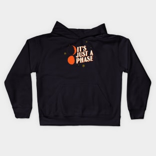 It's Just a Phase Moon Two Kids Hoodie